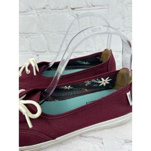 Women’s vans slip-on burgundy size 9.5 - Picture 6 of 9